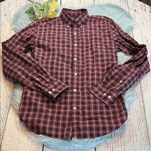 Bonobos Red Plaid Casual Button Down Shirt